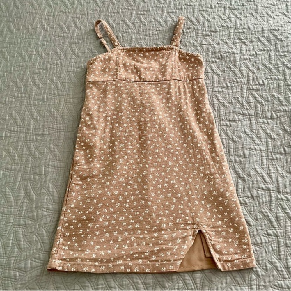 🌺. Abercrombie Kids Mini Shift Dress Spaghetti Straps Pockets Lined Size 7/8